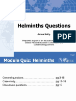 Helminths Questions: Jenna Kelly