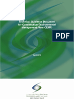 Technical Guidance Document For Construction Environmental Management Plan (CEMP)