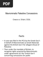 Mavrommatis Palestine Concessions