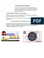 Planeación de Requerimientos de Materiales