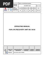 Operating Manual For LPG Recovery Unit No. 05/55: Persian Gulf Star Oil Company REF - No.: 3034-PR-MAN-AA020 (A0)