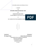 A Report ON: Schmidt's Rebound Hammer Test of Paschimanchal Campus Hostel