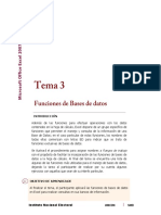 Lectura 3. Funciones de Bases de Datos