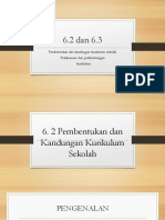 6.2 - 6.3 Pembentukan Dan Kandungan Kurikulum Sekolah PDF