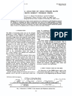 Numerical Analysis of High Strain Rate Concrete Direct Tension Tests