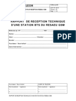 Rapport de Reception Technique D'une Station Bts