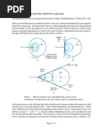 Two-Dimensional Supersonic Flow, Mach Waves and Cones