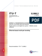 Itu-T: Ethernet-Based Multi-Pair Bonding