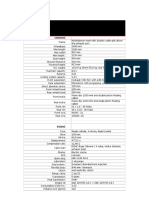 Technical Data RR 480 Enduro: Chassis