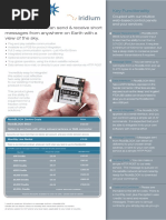 RockBLOCK 9603 Product Information Sheet