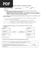 Prueba Mitos y Leyendas 4 Basico