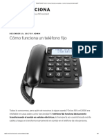 TELEFONO FIJO - Como Funciona, Partes y Como Conecta La Llamada