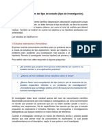 2.7.2 Determinación Del Tipo de Estudio (Tipo de Investigación)