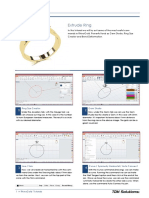 RhinoGold 4.0 - Level 1 - Tutorial 009 - Extrude Ring PDF