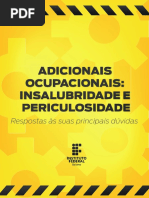 Manual de Insalubridade Periculosidade e Adicionais Ocupacionais