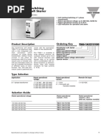 Transformer Switching Transformer Soft Starter Type TSE6-1A......