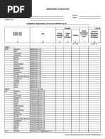 LR Situation Report Form 2019