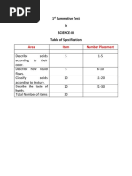 1st Summative Test in All Subject (1st Quarter With Tos)