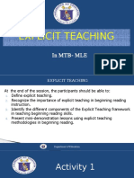 Explicit Teaching Grade 1 