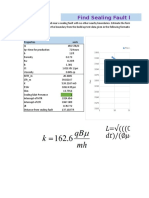 Find Sealing Fault by Pressure Buildup Test: Horner Plot