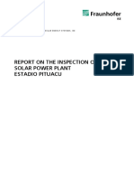 Report On The Inspection of The Solar Power Plant Piutaçu PDF