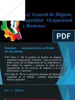 Ley General de Higiene, Seguridad Ocupacional y Bienestar #16998 - Libro I