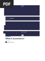 E Commerce