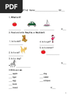 Brilliant 1 TEST 1-2 Name: - 32