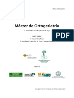 Máster en Ortogeriatria