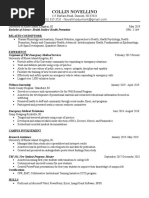 Collin Novellino Resume