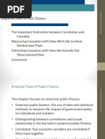 Empirical Tools of Public Finance Lecture 1