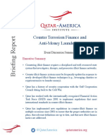 QAI Counter Terrorism Finance and Anti Money Laundering Discussion Report