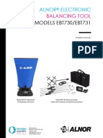 Alnor EBT730 Micromanometer EBT731 Balometer Capture Hood Manual PDF