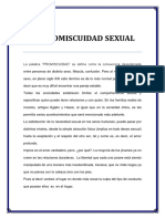 La Promiscuidad Sexual (Introduccion)