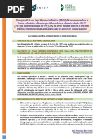 Pago Mínimo Definitivo PMD Nicaragua