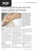 Practical Guide To Joint and Soft Tissue Injection Techniques