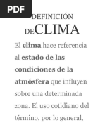 Definición Declima