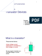 Transistor Devices: Revision On