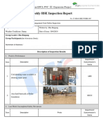 Weekly HSE Inspection Report 20190409