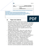 Ejercicio 3. Liderazgo, Motivaciones y Control en Las Empresas