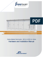 Hardware and Installation Manual: Outdoor Modular Solar Inverter - HEC-UL & HEC-UL+ Series