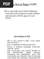 Active Server Pages (ASP)