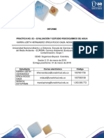 Informe Pract 2 . - Evaluación y Estudio Fisicoquímico de Agua