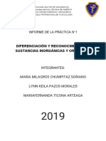 Primer Informe de Organica I