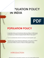 Population Policy in India