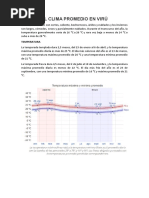 El Clima Promedio en Virú