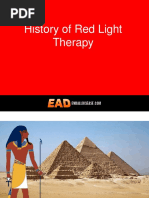 The History of Red Light Therapy Phototherapy