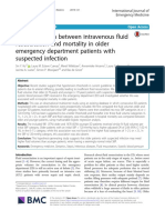 The Association Between Intravenous Fluid Resuscitation and Mortality in Older Emergency Department Patients With Suspected Infection