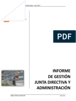 Informe Gestion Mayo - Junio 2017