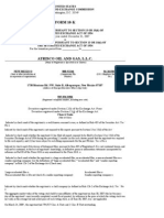 FORM 10-K: United States Securities and Exchange Commission